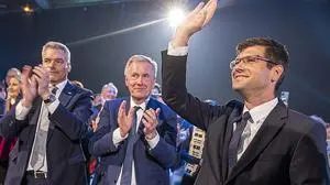 Nehammer, Wulff und Gruber in Klagenfurt