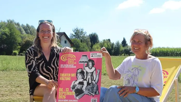 Alice Mortsch (künstlerische Leitung) und Teammitglied Waltraud Kremser