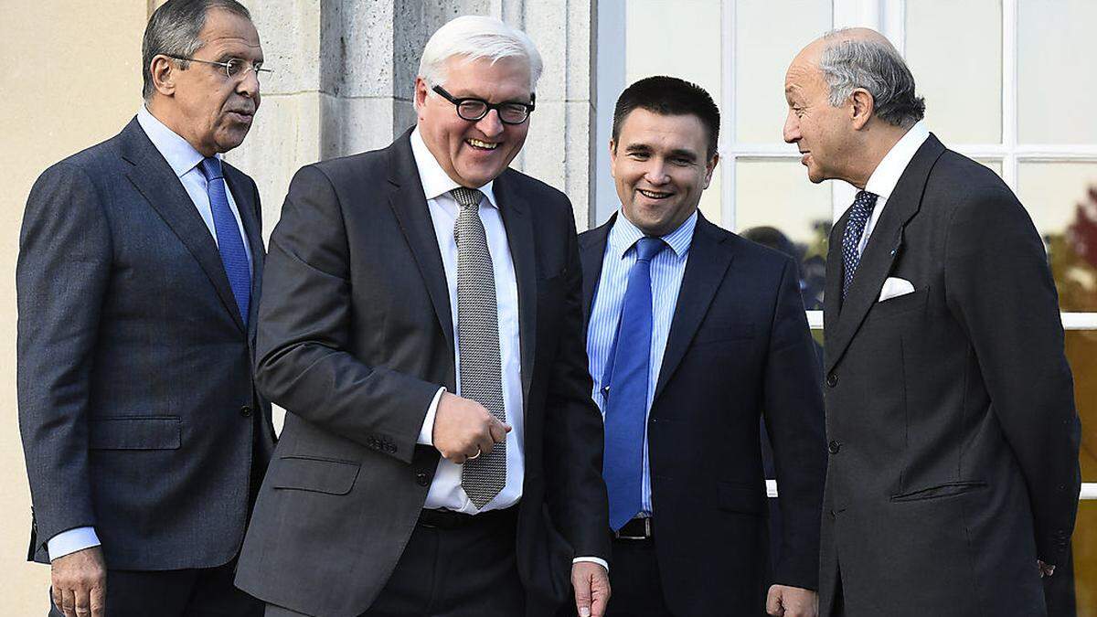 Lavrov, Steinmeier, Klimkin, Fabius 