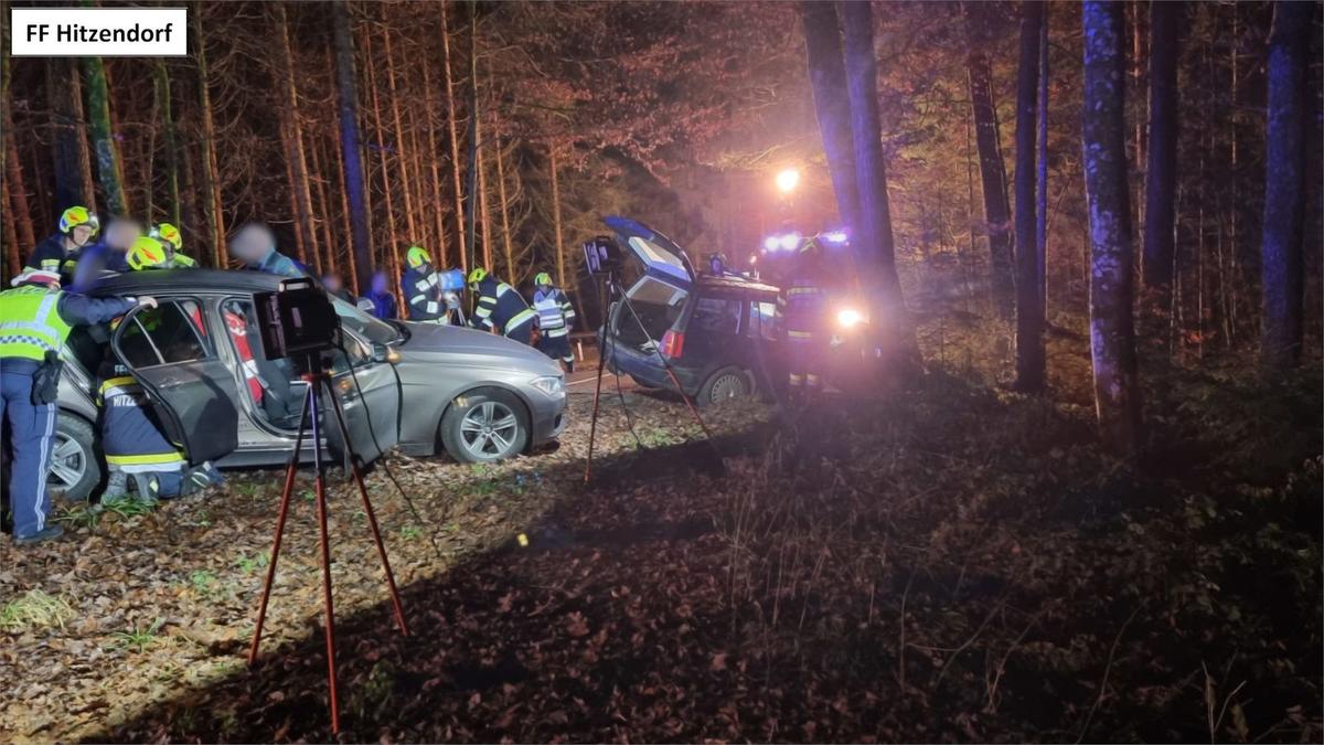 Die Feuerwehr Hitzendorf war mit insgesamt 33 Mann im Einsatz