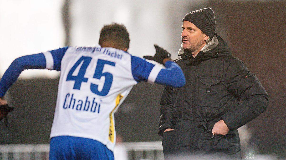 Seifedin Chabbi und Trainer Markus Schopp mussten eine Niederlage hinnehmen