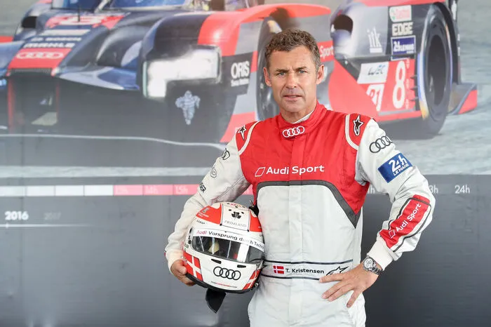 Tom Kristensen, neunfacher Le-Mans-Sieger, einen Audi R18 ...