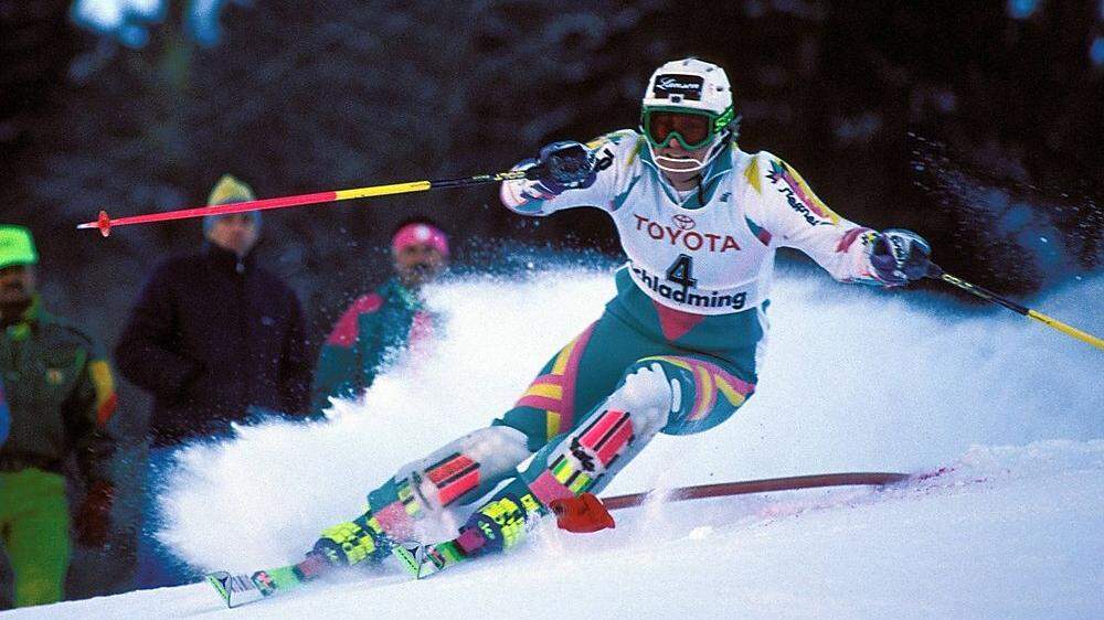 Rudolf Nierlich gewann 1988 einen Riesentorlauf in Schladming