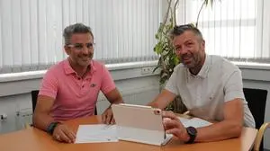 Der neue Amtsleiter Gerald Fürhapter mit Bürgermeister Franz Schneider