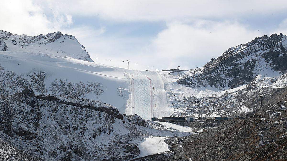 Die Gletscherskigebiete (hier der Rettenbachferner in Sölden) kämpfen mit gewaltigen Problemen 