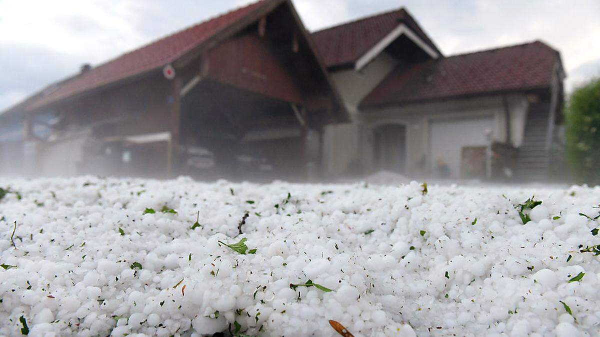 Auch Hagel wird am Sonntag in Salzburg erwartet.