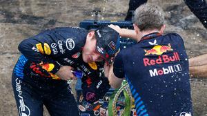 Max Verstappen siegte in Sao Paulo nach einer beeindruckenden Leistung - dann wurde gefeiert