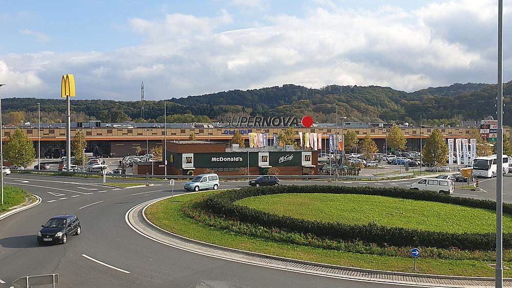 Das Einkaufszentrum in Nova Gorica
