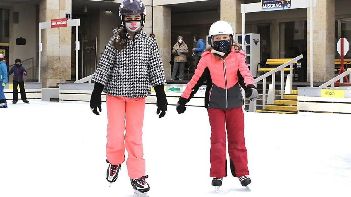 Der Eislaufplatz in Villach ist ab Samstag geöffnet
