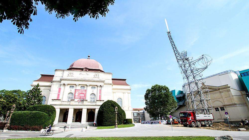 Zwei der insgesamt sechs Holding-Theater: Opernhaus und Next Liberty in Graz