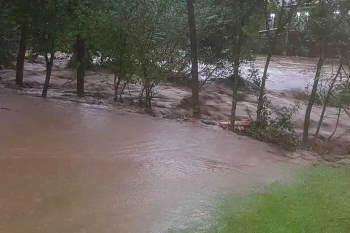 Überschwemmungen im Lavanttal.