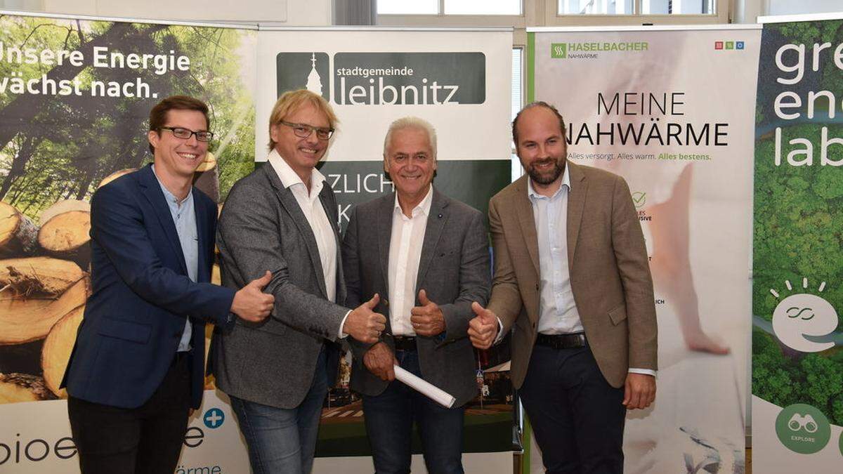 In Leibnitz wurden am Freitag die Pläne für den Fernwärmeausbau präsentiert