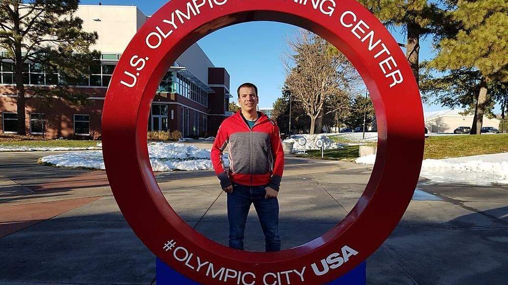 Markus Salcher im US Olympic Center