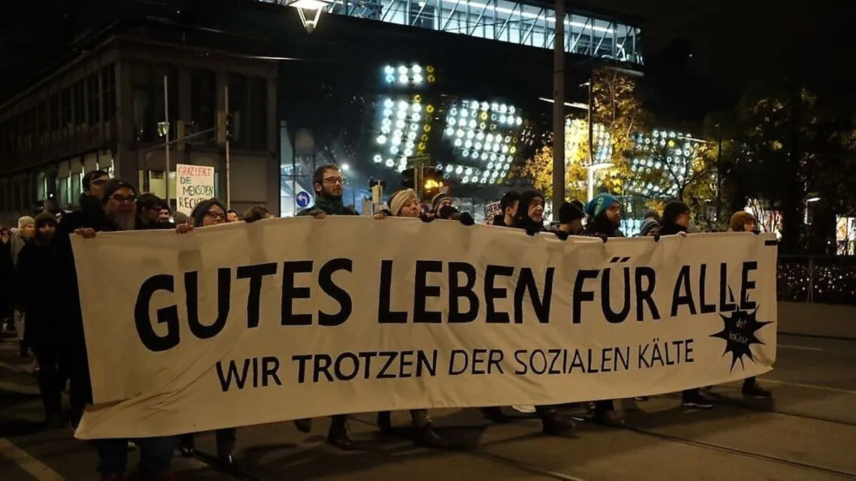 1500 Menschen kamen zu der Demo
