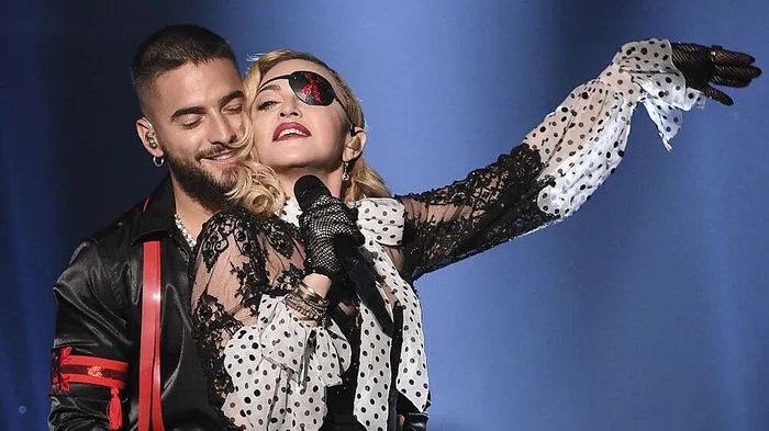 Madonna, hier gemeinsam mit Maluma bei einer Performances ihres neuen Songs "Medellin"
