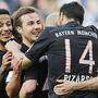 Die Bayern feiern einen 2:0-Sieg gegen Hoffenheim