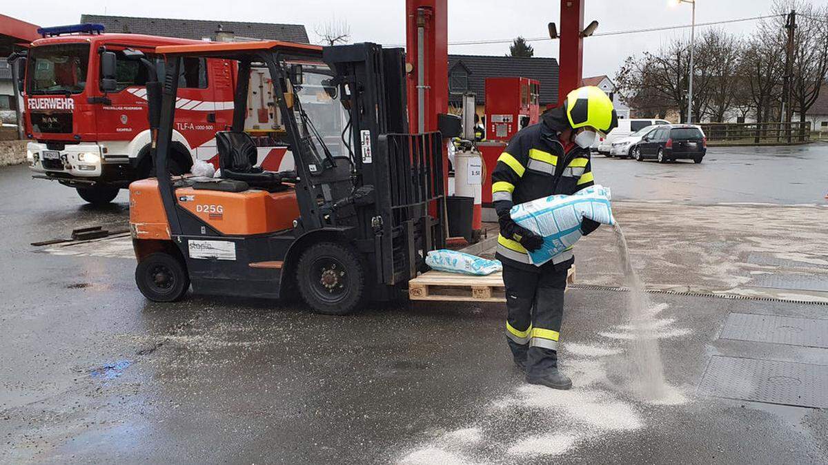 Zwölf Einsatzkräfte der Feuerwehr rückten aus