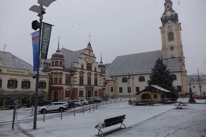 Auch die Stadt Hartberg wurde angezuckert.