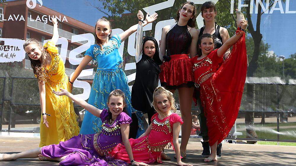 Feldkirchner Tänzerinnen ware beim Welt-Finale in Porec mit dabei