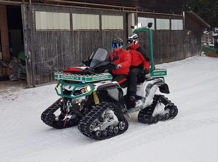 Das Einsatz-Quad der Bergrettung Schwanberg