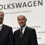 VW-Spitze: Aufsichtsratschef Pötsch, Vorstandschef Müller