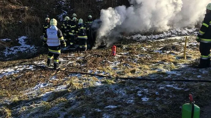 Schon von Weitem war die Rauchwolke zu sehen.