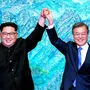 Neue Zeiten brechen nach dem Treffen an: Machthaber Kim Jong-un und Südkoreas Präsident Moon Jae-in