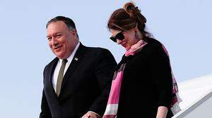 US-Außenminister Mike Pompeo ist mit Ehefrau Susan auf Europareise