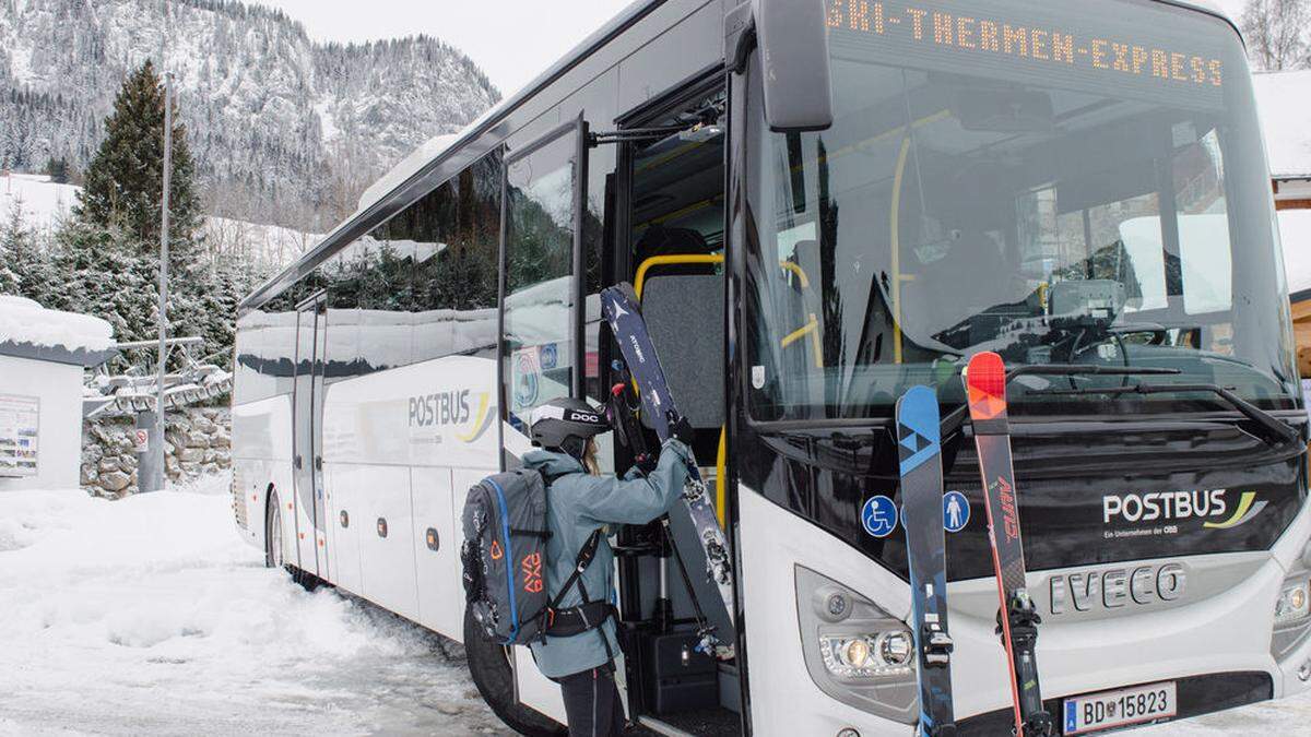 Mit dem Bus zum Wintersport ins Ausseerland