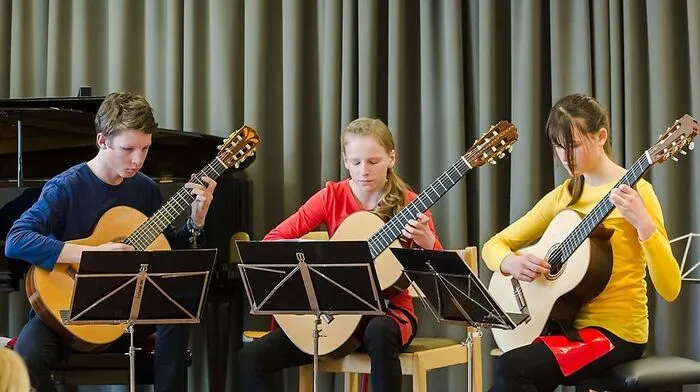 Andreas Pfurtscheller, Katharina Kollreider und Lena Groder fahren zum Bundeswettbewerb