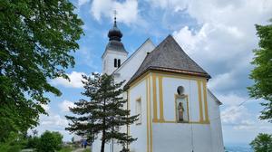 Die Kirche zum Heiligen Geist am Osterberg (Sveti Duh na Ostrem vruh) ist bei Wanderern und Touristen beliebt