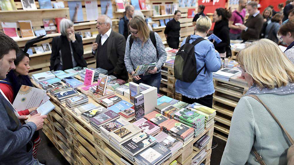Die Leipziger Buchmesse dauert bis 26. März.