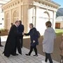 Prior Pater Gerwig Romirer hieß die Gäste in St. Lambrecht willkommen