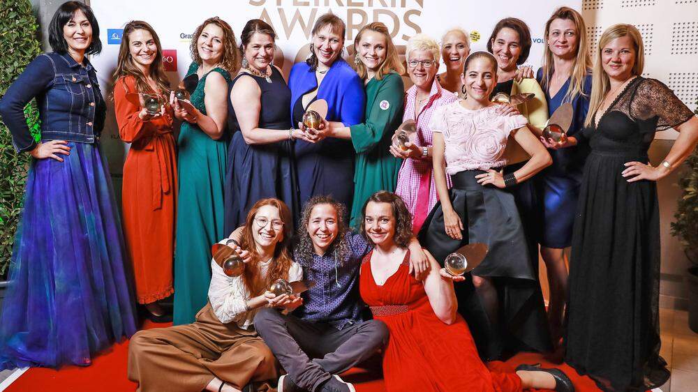 Alle Siegerinnen auf einen Blick: Die Gewinnerinnen des Steirerin-Awards 2023