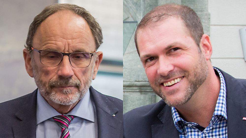 Otto Umlauft (links) kehrt der Stadtpolitik den Rücken, Markus Geiger wird neuer ÖVP-Stadtrat