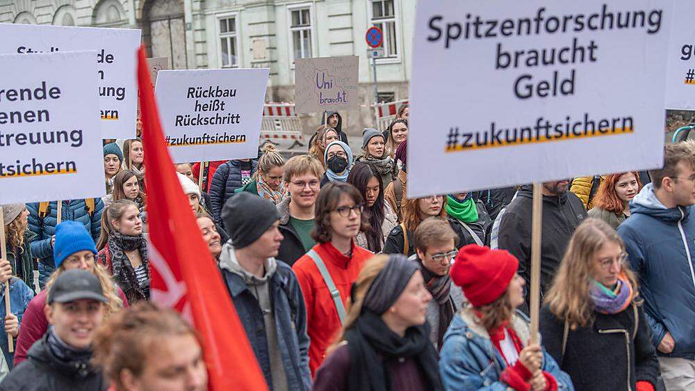 Am 15. November wurde in Graz groß demonstriert