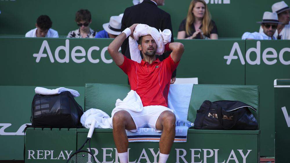Novak Djokovic zollte der Hitze Tribut und verlor gegen Casper Ruud