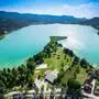 Luftaufnahme vom Keutschacher See | In Familienbesitz bleibt der Keutschacher See