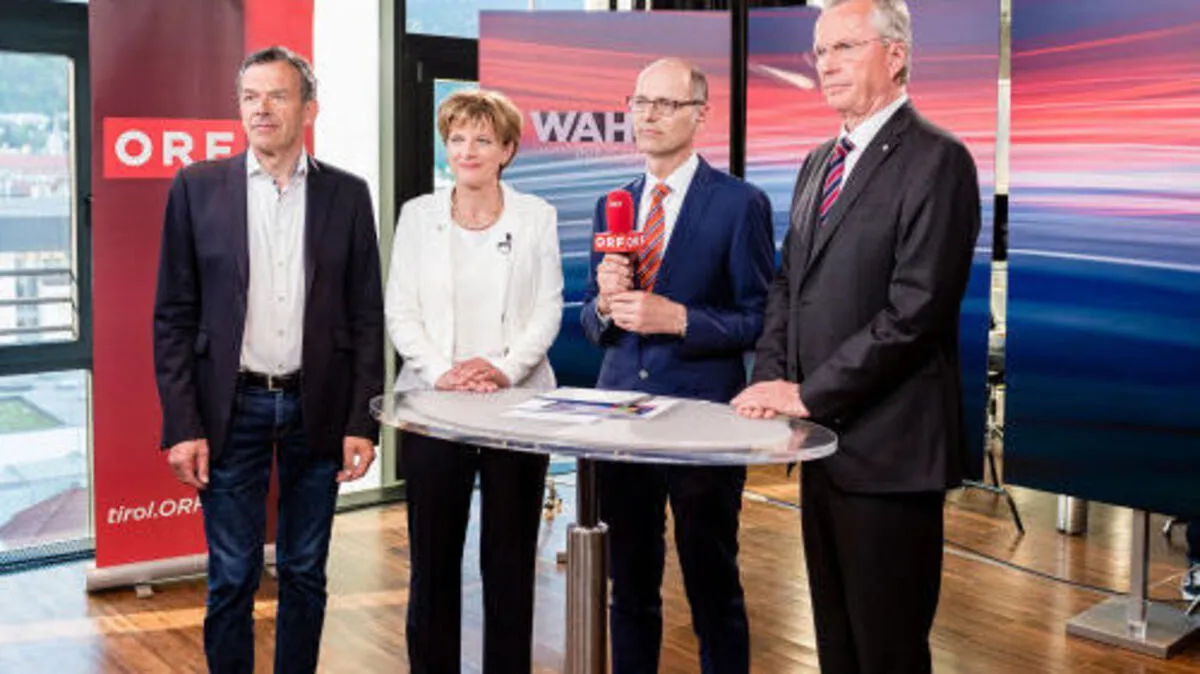 Georg Willi (Grüne), Christine Oppitz-Plörer (Für Innsbruck), Rudi Federspiel (FPÖ)
