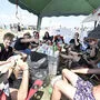 Fans bauen sich eine Zeltstadt: Zum Nova Rock-Auftakt sind Schattenplätze begehrt