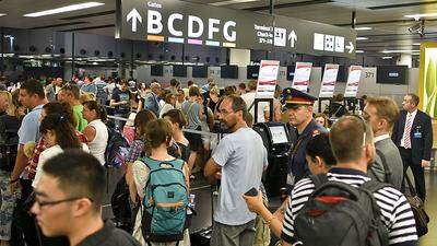 Chaos am Flughafen Wien