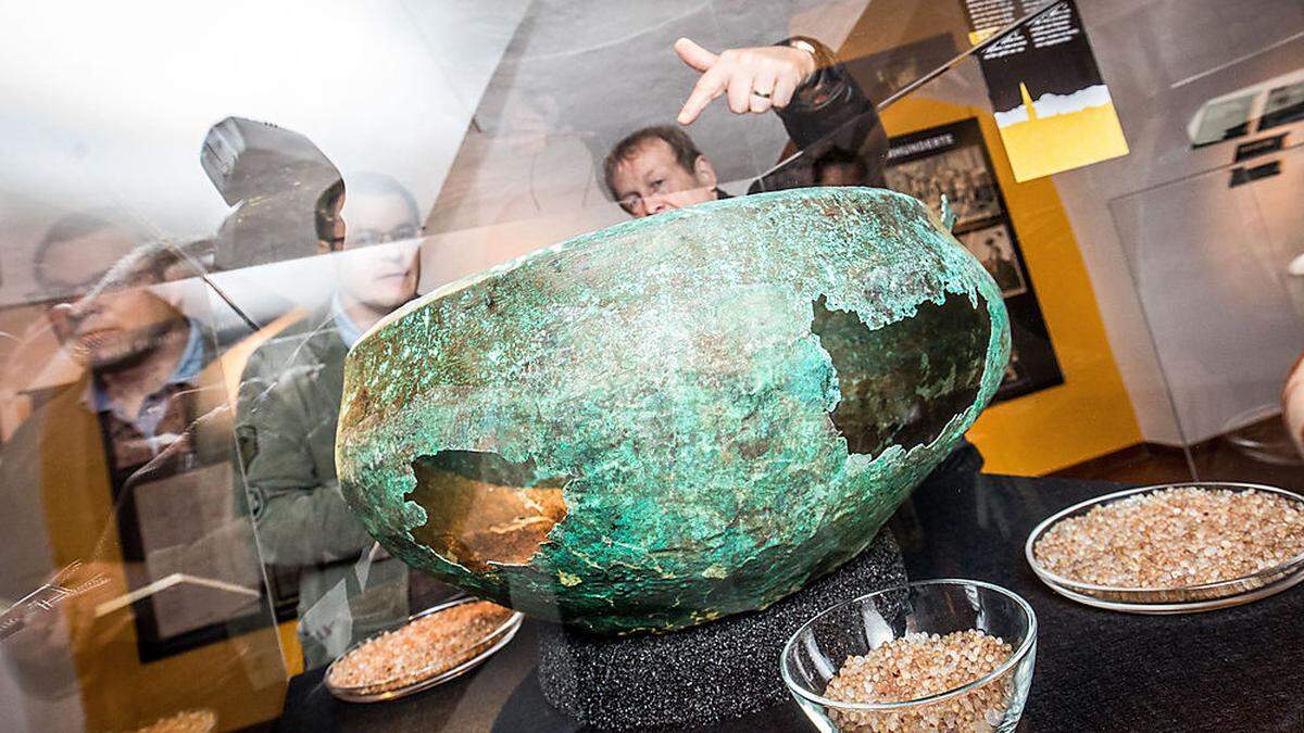 In diesem Kessel wurde vor mehr als 2000 Jahren Bier gebraut