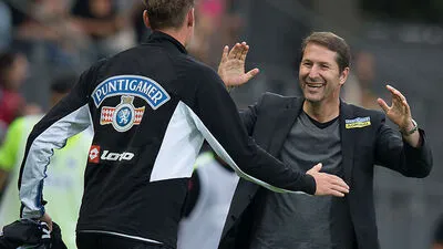 Franco Foda will auch heute gegen Seekirchen jubeln