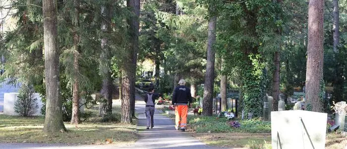 Der Tierfriedhof befindet sich beim Waldfriedhof Villach