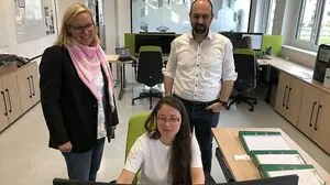 Beatrix Töglhofer (vorne) mit Martina Romen-Kierner und Michael Ulm