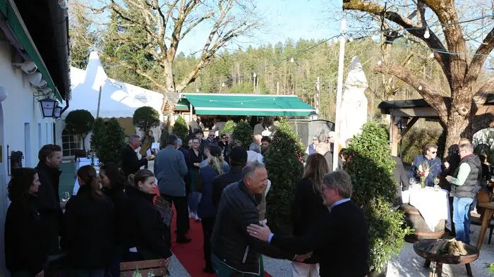Schon früh war das Gasthaus gut gefüllt