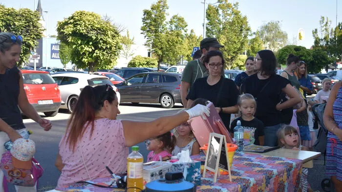 Begonnen hat der GEZ-Geburtstag mit dem Kinderschminkstand. 