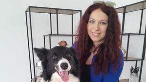 Nadine Mayerhofer eröffnet den Hundesalon „Fellrocker“