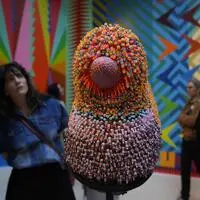 Der US-Pavillon wurde vom Native-American-Künstler Jeffrey Gibson gestaltet