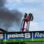 Der Brand bei Reifen Lamprecht hielt die Feuerwehren in Atem 